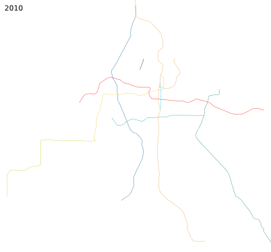 2010年的地图