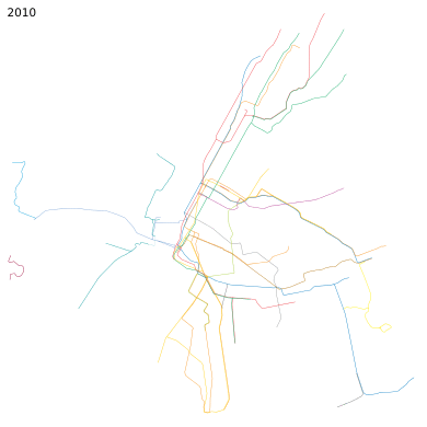 2010年的地图