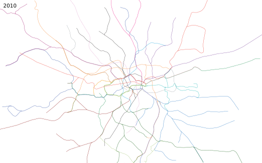 2010年的地图