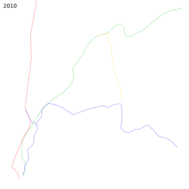 2010年的地图