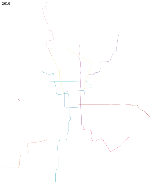 2010年的地图